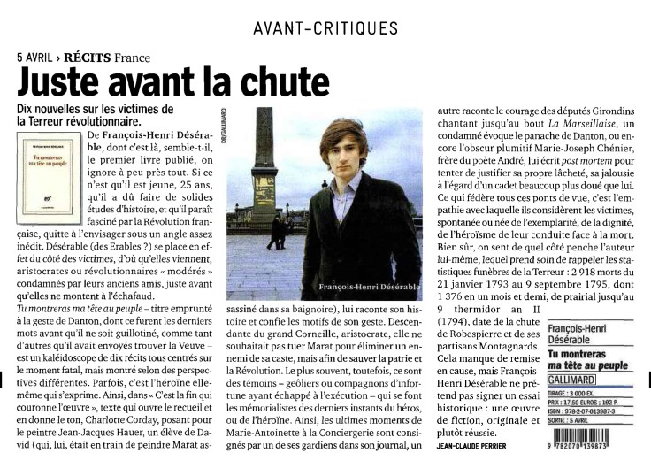 Livre Hebdo-Désérable-Avril 2013